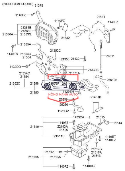 ĐÁY CÁC TE NHỚT HONDA CITY 2017 | 11200RB0000 - Ảnh 5