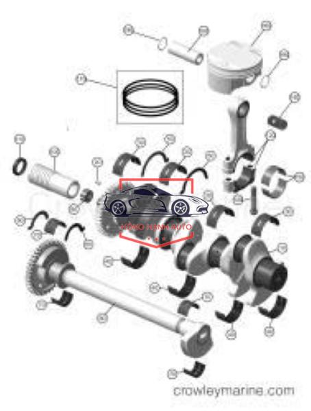 BẠC TRỤC CÂN BẰNG TOYOTA CAMRY 2006 | 119112801103 - Ảnh 5