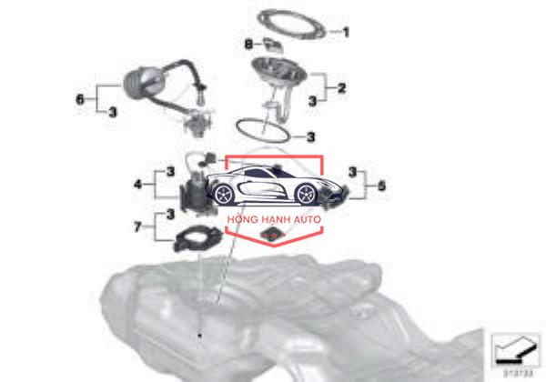 NẮP BƠM XĂNG CHEVROLET SPARK M300 | 96892242 - Ảnh 5