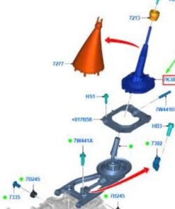CỤM CẦN ĐI SỐ KIA K200 2018 | 437004E030 - Ảnh 4