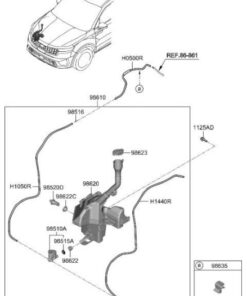 NẮP BÌNH NƯỚC RỬA KÍNH HONDA CIVIC 2009-2023 | 76802SNLT01 - Ảnh 4