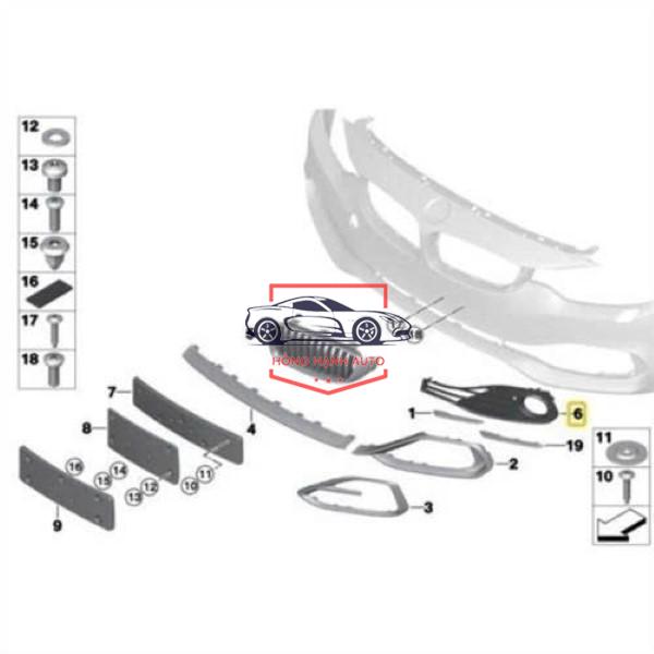 ỐP ĐÈN SƯƠNG MÙ MITSUBISHI ATTRAGE 2022 | 6400J652 - Ảnh 5