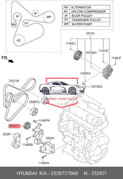 BI TỲ TỔNG HYUNDAI SANTAFE 2003 | 2528727001 - Ảnh 4