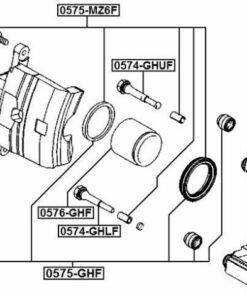 ẮC SUỐT PHANH TRƯỚC CHEVROLET VIVANT 2006-2010 | 93740249 - Ảnh 5
