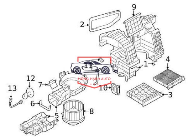 QUẠT DÀN LẠNH CHEVROLET SPARK 1.4 2016 | 95369697 - Ảnh 5
