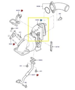 RUỘT TURBO TĂNG ÁP FORD TRANSIT 2.4L | 7526100035 - Ảnh 4