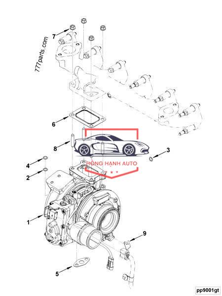 RUỘT TURBO TĂNG ÁP FORD TRANSIT 2.4L | 7526100035 - Ảnh 5