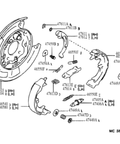 GUỐC PHANH SAU XE FORD EVEREST 2.2 2013 | MAB312200BA - Ảnh 5