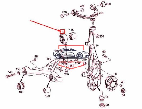 ROTUYN CÂN BẰNG MERCEDES GLC200 2015 | 2533230217 - Ảnh 5