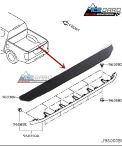 CÁNH GIÓ THÙNG SAU XE NISSAN NAVARA NP300 | 960324JC1H - Ảnh 5