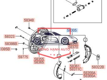 MÂM DỪNG PHANH KIA K200 2018 | 583104E700 - Ảnh 5