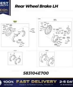 MÂM DỪNG PHANH KIA K200 2018 | 583104E700 - Ảnh 6